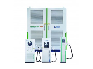 適用于重型卡車的400kW集成式直流雙槍充電樁